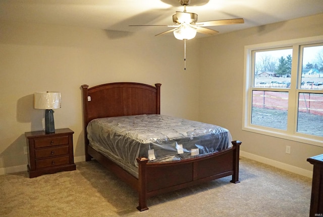 19 Conner St, Wabash, IN 46992 - bedroom with light carpet, multiple windows, and baseboards