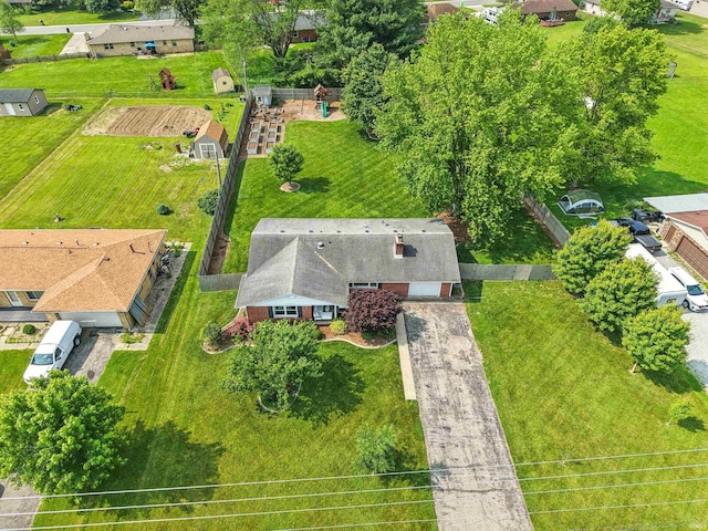 5987 E 100 N, Franklin, IN 46131 - view from above of property