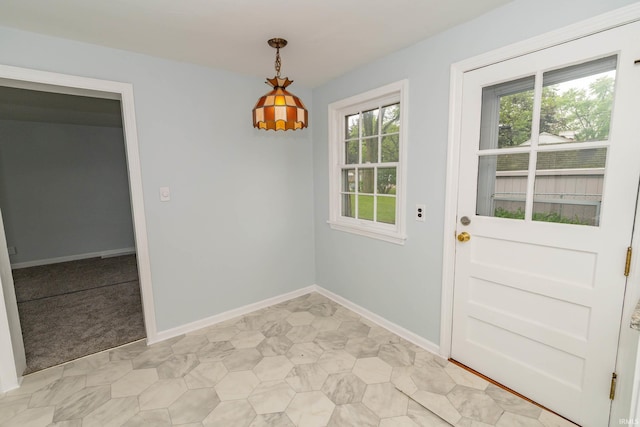 1307 Cassopolis St, Elkhart, IN 46514 - unfurnished dining area featuring baseboards