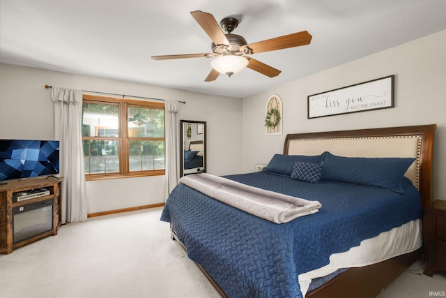 58679 Baugo Xing, Elkhart, IN 46517 - bedroom with carpet floors and a ceiling fan
