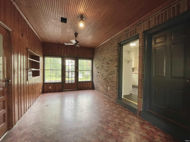5425 Lincoln Ave, Evansville, IN 47715 - view of unfurnished sunroom