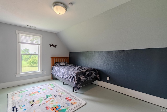8694 W 1000 S Unit 35, Lafontaine, IN 46940 - bedroom with lofted ceiling