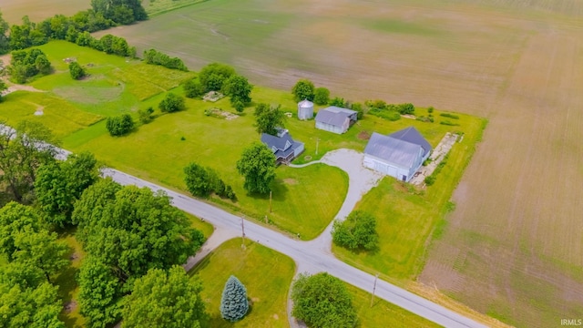 8694 W 1000 S Unit 35, Lafontaine, IN 46940 - aerial view of sparsely populated area featuring agricultural land