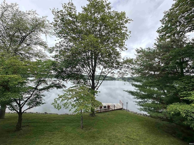 50 Reindeer Cir, Santa Claus, IN 47579 - water view with a dock