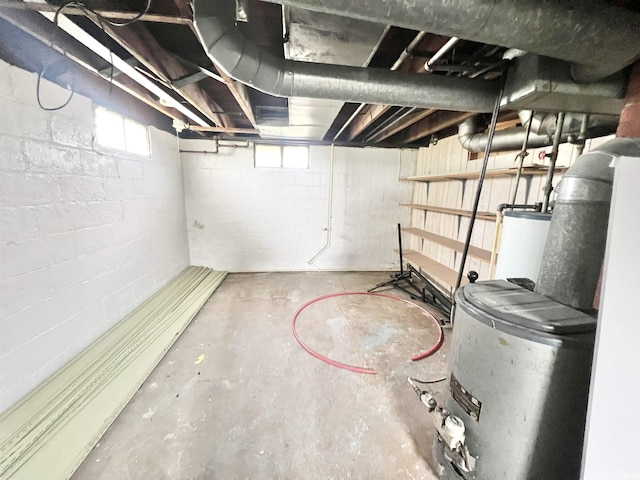 83 9th St, Logansport, IN 46947 - basement featuring water heater