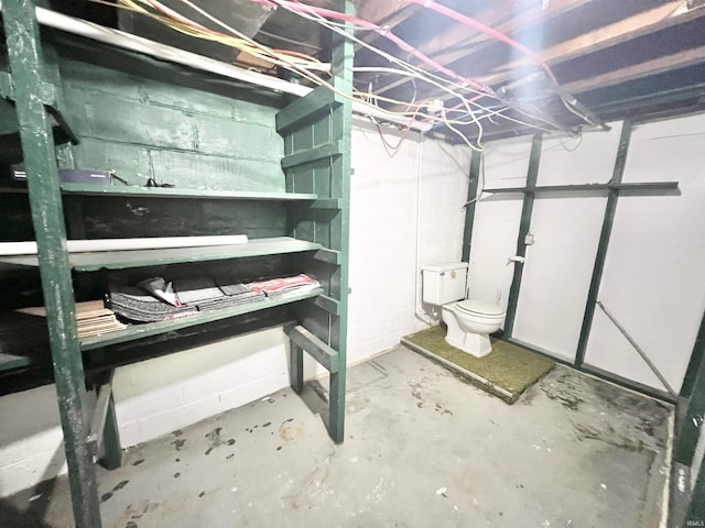 83 9th St, Logansport, IN 46947 - view of unfinished basement