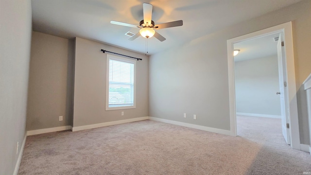 916 Cameo Dr, Evansville, IN 47711 - empty room with carpet floors, ceiling fan, and baseboards
