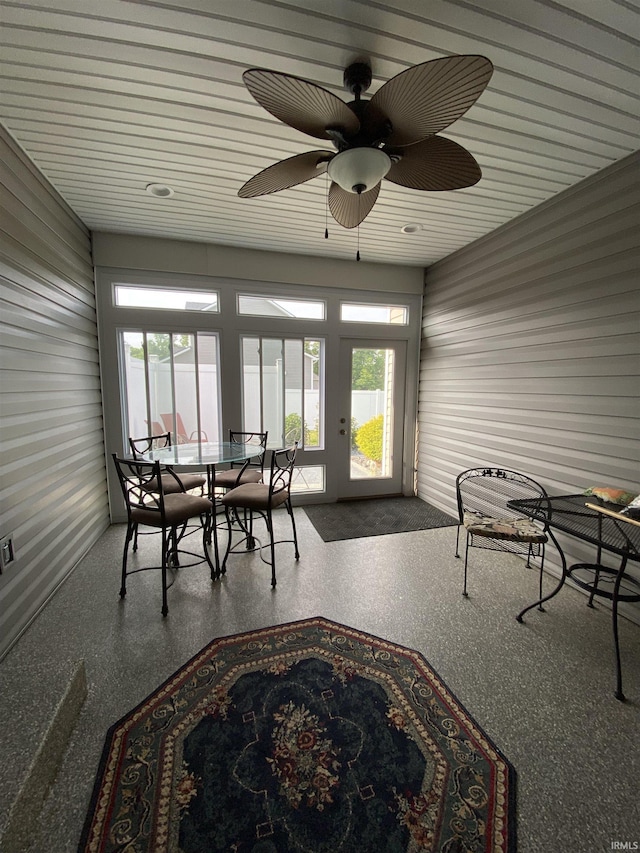 4310 E Duffy Dr, Syracuse, IN 46567 - sunroom / solarium featuring healthy amount of natural light