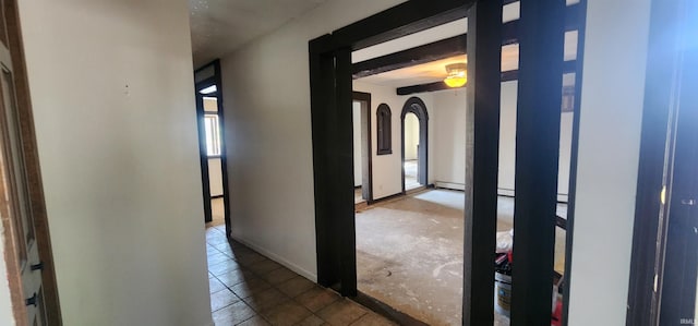5002 Canterbury Dr, Fort Wayne, IN 46835 - corridor with tile patterned floors