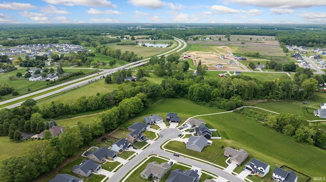 16995 Hatstick Ct, Fort Wayne, IN 46845 - aerial view of property and surrounding area featuring nearby suburban area