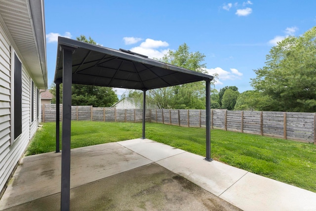 5405 N Andrea Dr, Bloomington, IN 47404 - view of patio with a gazebo