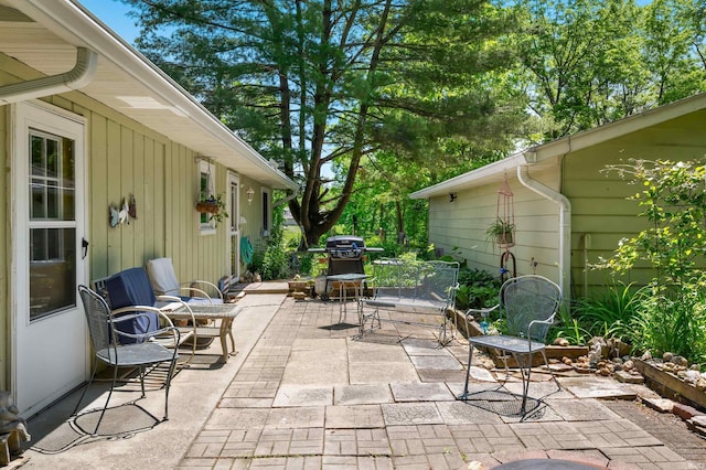 6521 Snug Harbour Ln, Unionville, IN 47468 - view of patio with a grill