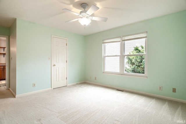 4331 Hadley Ct, West Lafayette, IN 47906 - unfurnished bedroom with light carpet, baseboards, and ceiling fan