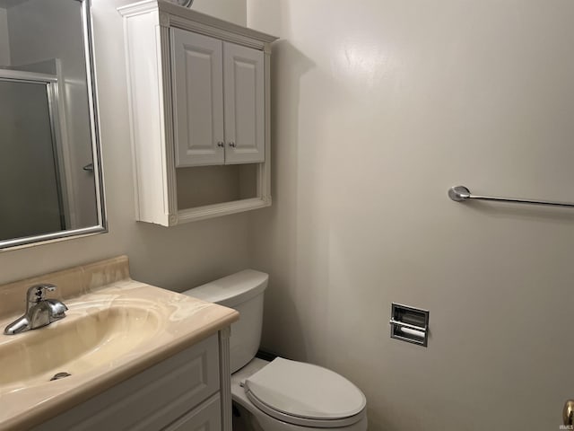 7140 Karen Ct, Fort Wayne, IN 46835 - full bathroom with toilet, vanity, and a shower stall