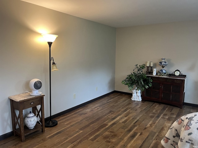 7140 Karen Ct, Fort Wayne, IN 46835 - bedroom with dark wood-style flooring and baseboards