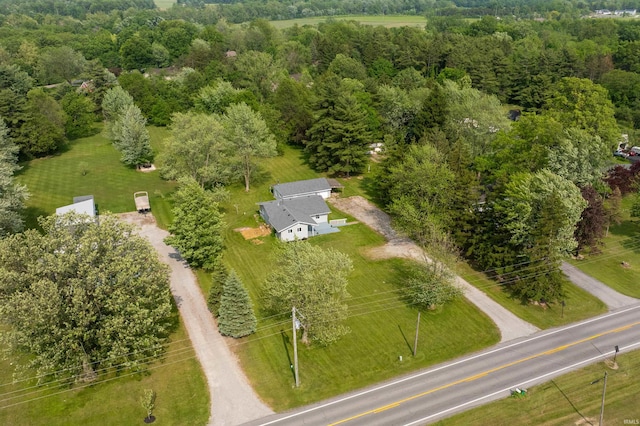 9129 Winchester Rd, Fort Wayne, IN 46819 - view from above of property featuring a heavily wooded area