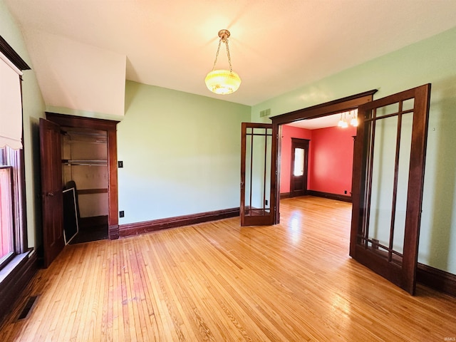 201 N Lafayette St, North Liberty, IN 46554 - unfurnished room featuring light wood finished floors and baseboards