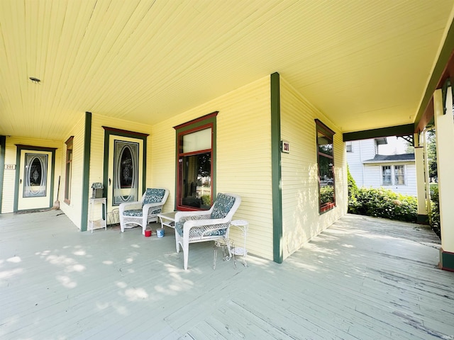 201 N Lafayette St, North Liberty, IN 46554 - view of covered porch