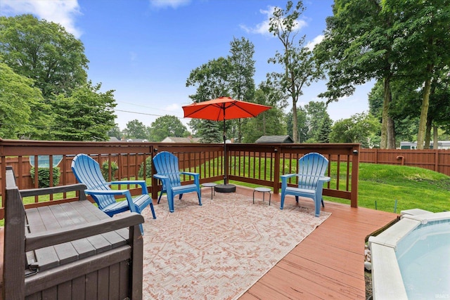61560 Druid Ln, South Bend, IN 46614 - view of wooden deck