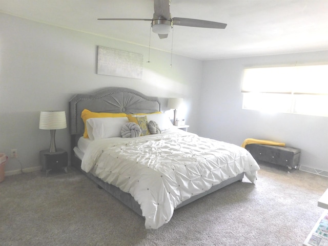 53341 Crestview Dr, South Bend, IN 46635 - bedroom featuring carpet and ceiling fan