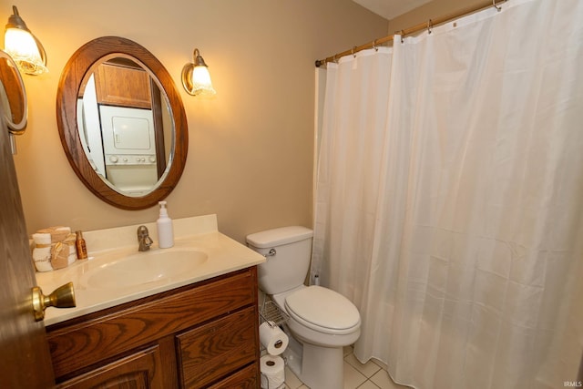 1009 Berkley Cir, Mishawaka, IN 46544 - full bath with vanity, toilet, and tile patterned flooring