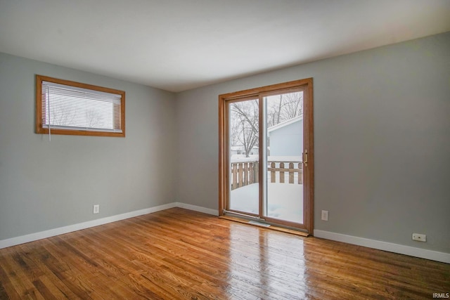 2659 Castine Walk, Mishawaka, IN 46544 - spare room featuring wood finished floors and baseboards