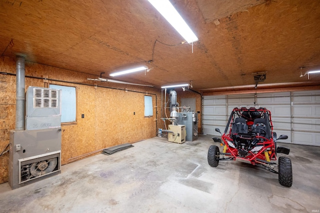 614 E S B St, Gas City, IN 46933 - garage with water heater