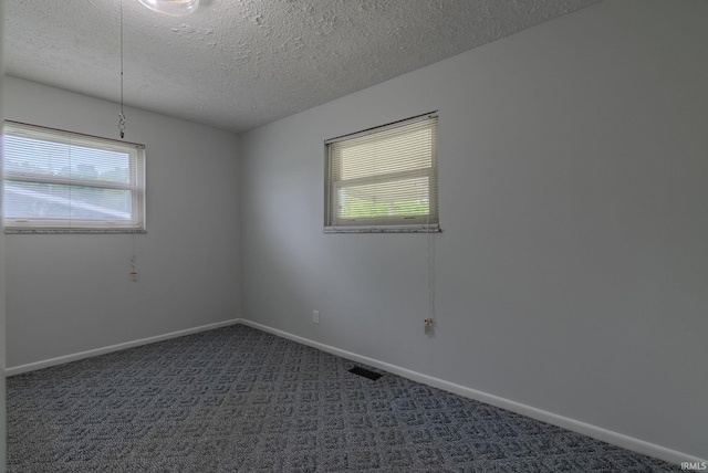 1113 E 500 S, Wabash, IN 46992 - carpeted spare room featuring healthy amount of natural light, a textured ceiling, and baseboards