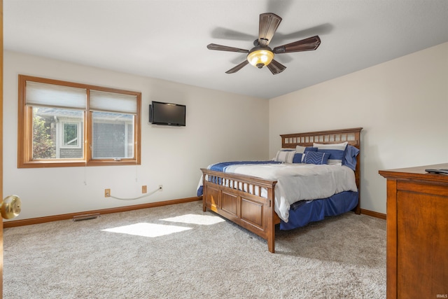6615 Cherry Hill Pkwy, Fort Wayne, IN 46835 - carpeted bedroom featuring baseboards and a ceiling fan
