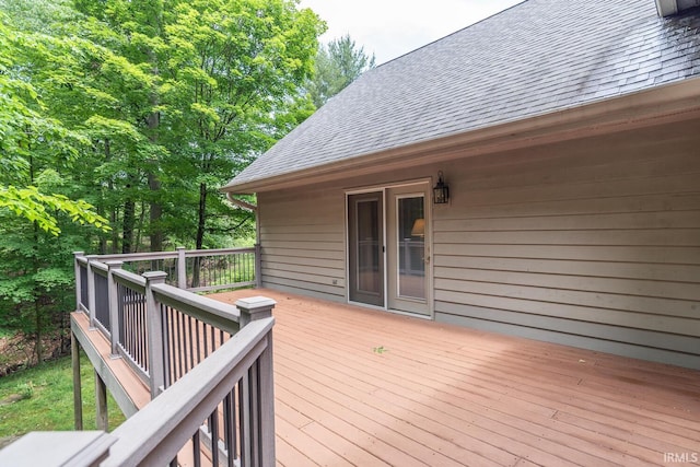5920 E Lampkins Ridge Rd, Bloomington, IN 47401 - view of wooden terrace