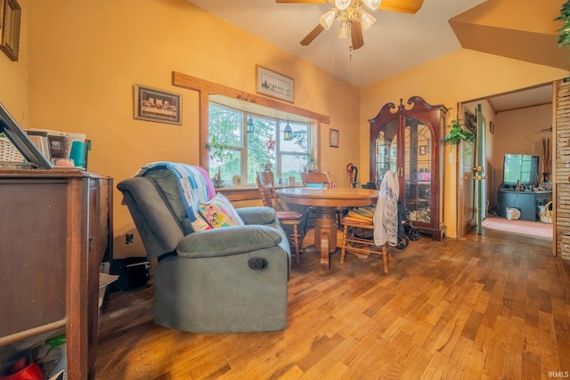 5528 N 250 W Unit 27, Lafontaine, IN 46940 - office space with a ceiling fan and wood finished floors