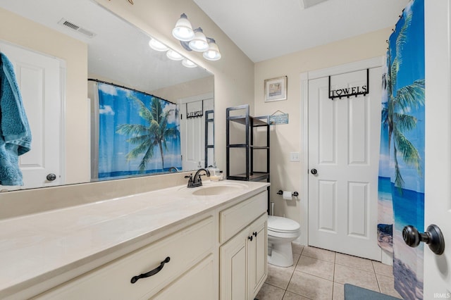4906 N 100 W, Uniondale, IN 46791 - bathroom with tile patterned floors, vanity, and toilet