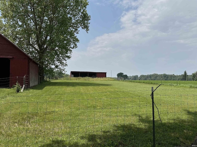 3151 W 150 N, Logansport, IN 46947 - view of yard with an outbuilding and a view of countryside