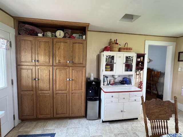 3151 W 150 N, Logansport, IN 46947 - kitchen with brown cabinetry and light countertops