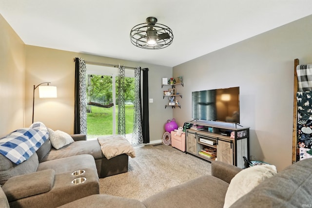 9014 Muldoon Rd, Fort Wayne, IN 46819 - living area featuring carpet and baseboards