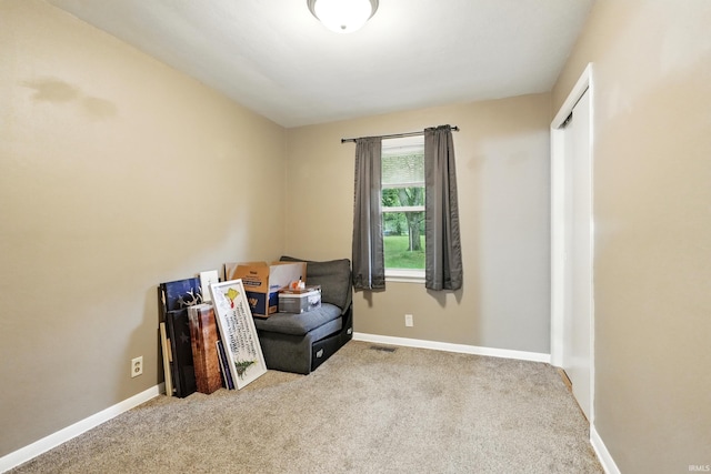 9014 Muldoon Rd, Fort Wayne, IN 46819 - sitting room with carpet and baseboards