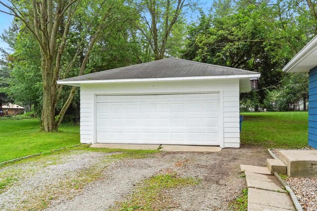9014 Muldoon Rd, Fort Wayne, IN 46819 - view of detached garage