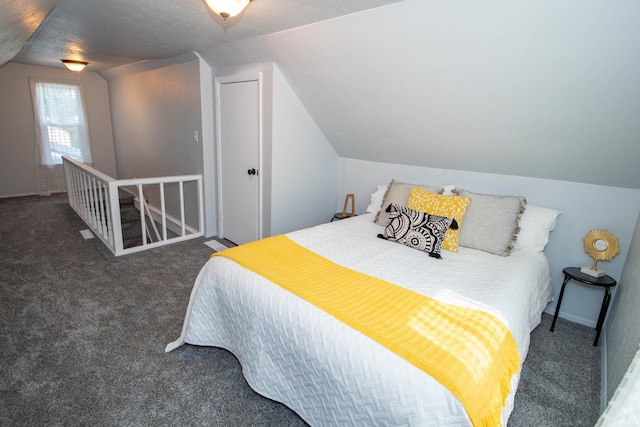 57005 Southshore Dr, Osceola, IN 46561 - carpeted bedroom with lofted ceiling