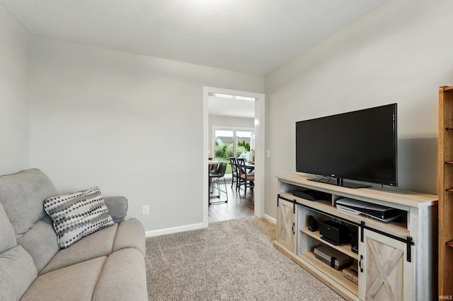1308 Hideaway Dr, Auburn, IN 46706 - carpeted living room featuring baseboards