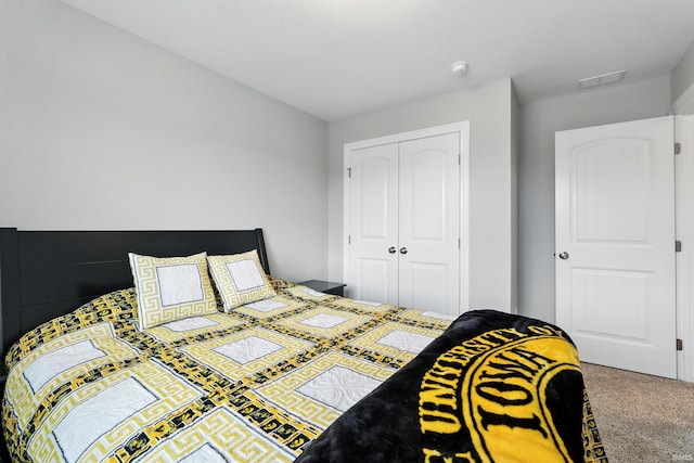 1308 Hideaway Dr, Auburn, IN 46706 - carpeted bedroom with a closet