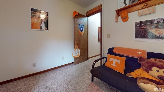 12 Vicki Dr, Vincennes, IN 47591 - living area featuring carpet flooring and baseboards