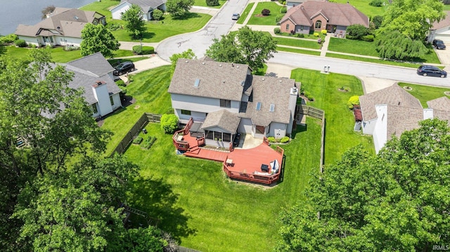 521 Glenmoor Dr, Fort Wayne, IN 46804 - aerial perspective of suburban area