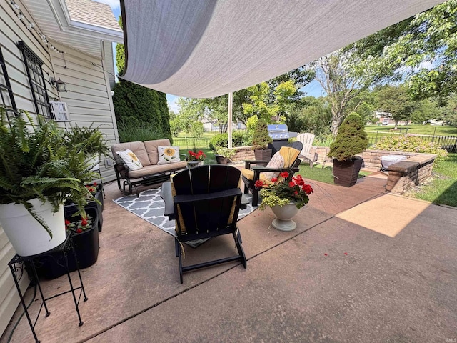 4691 Flagship Ln, Lafayette, IN 47909 - view of patio / terrace featuring an outdoor hangout area
