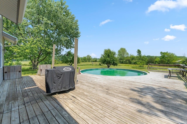 2890 W 400 N, Columbia City, IN 46725 - outdoor pool with a deck and a grill