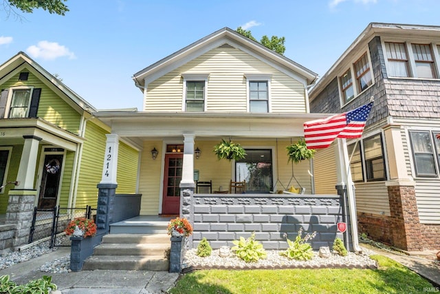 1214 W Jefferson Blvd, Fort Wayne, IN 46802 - view of front facade with covered porch