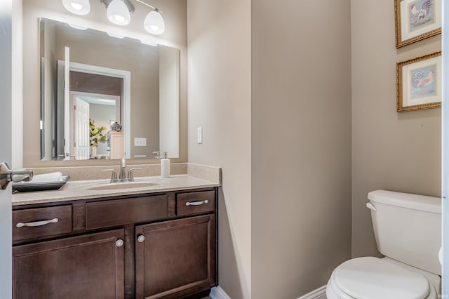 319 Pistoia Cv, Fort Wayne, IN 46845 - half bathroom with toilet and vanity