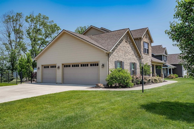 319 Pistoia Cv, Fort Wayne, IN 46845 - craftsman inspired home featuring driveway, a garage, and a shingled roof