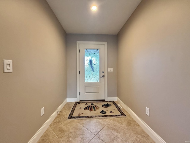 9820 Arbor Lake Dr, Newburgh, IN 47630 - entrance foyer with tile patterned floors and baseboards