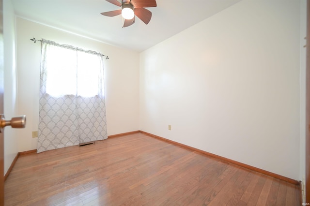 708 Carson Ct, Kokomo, IN 46902 - unfurnished room featuring light wood-style floors and ceiling fan