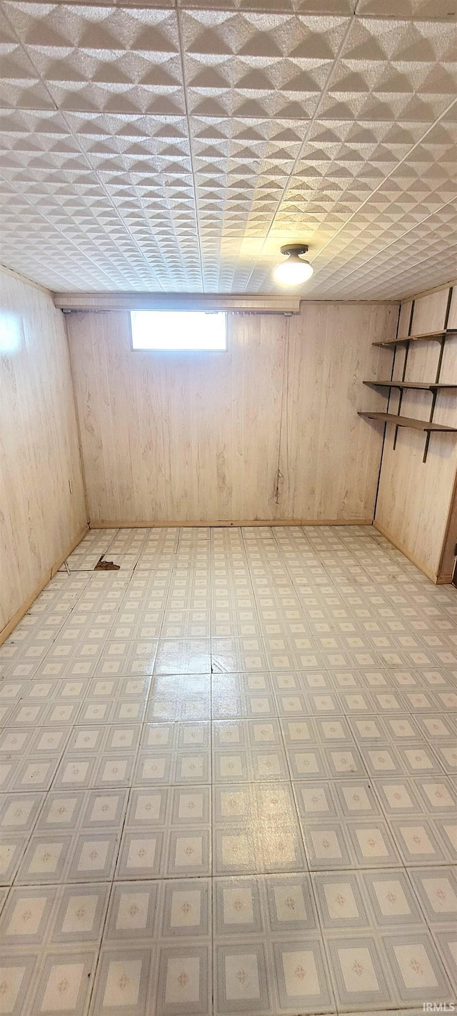 113 N Beechwood St, Warsaw, IN 46582 - basement featuring wood walls